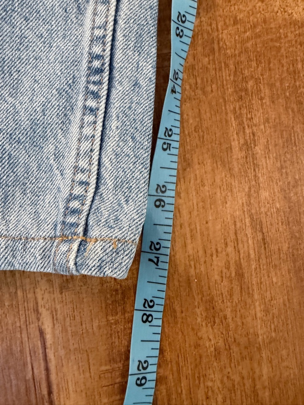 Denim Forum “The’90s Iggy Lo-Rise Baggy - hemmed, inseam now approx 27 inches - Picture 10 of 11